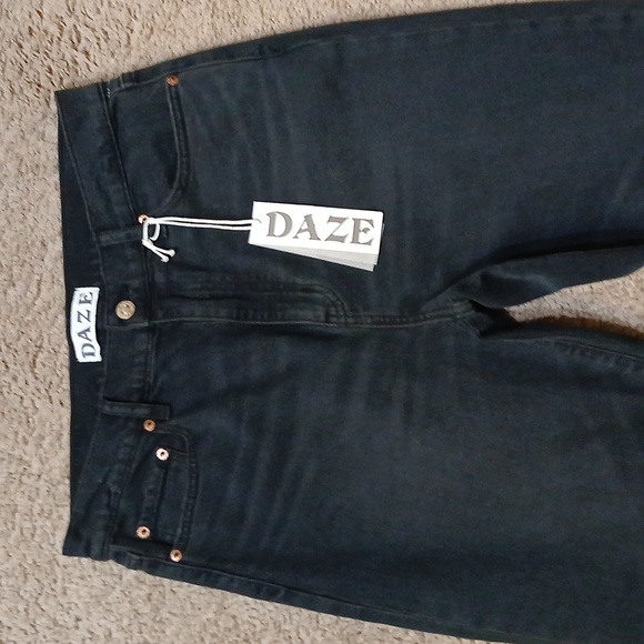 Daze High Rise Skinny Straight Jeans 30.0 - Picture 2 of 6